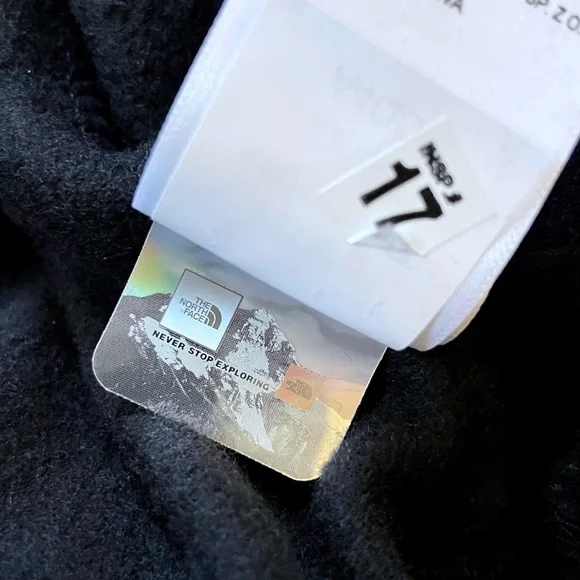 The North Face Men’s Logo 80/20 Full Zip Hoodie In Black - Picture 7 of 7